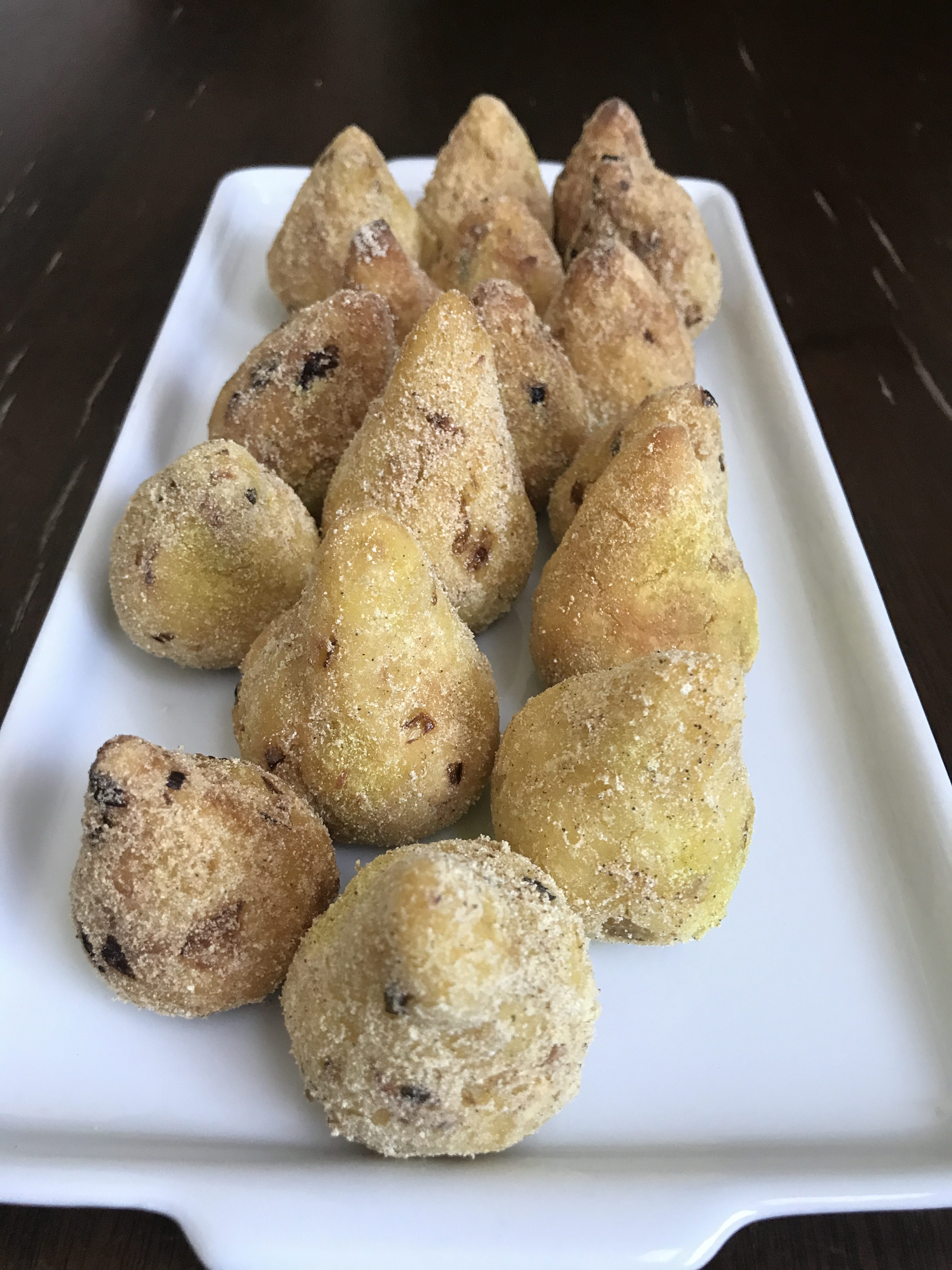 Vegan and gluten-free coxinha