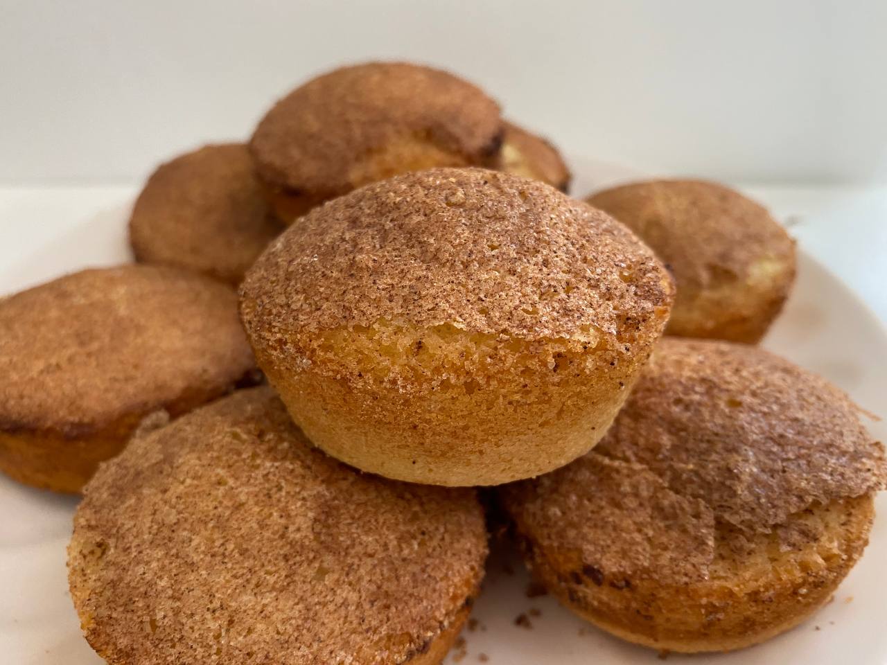 Bolinho de chuva assado sem trigo e sem lactose (sem glúten e sem lactose)