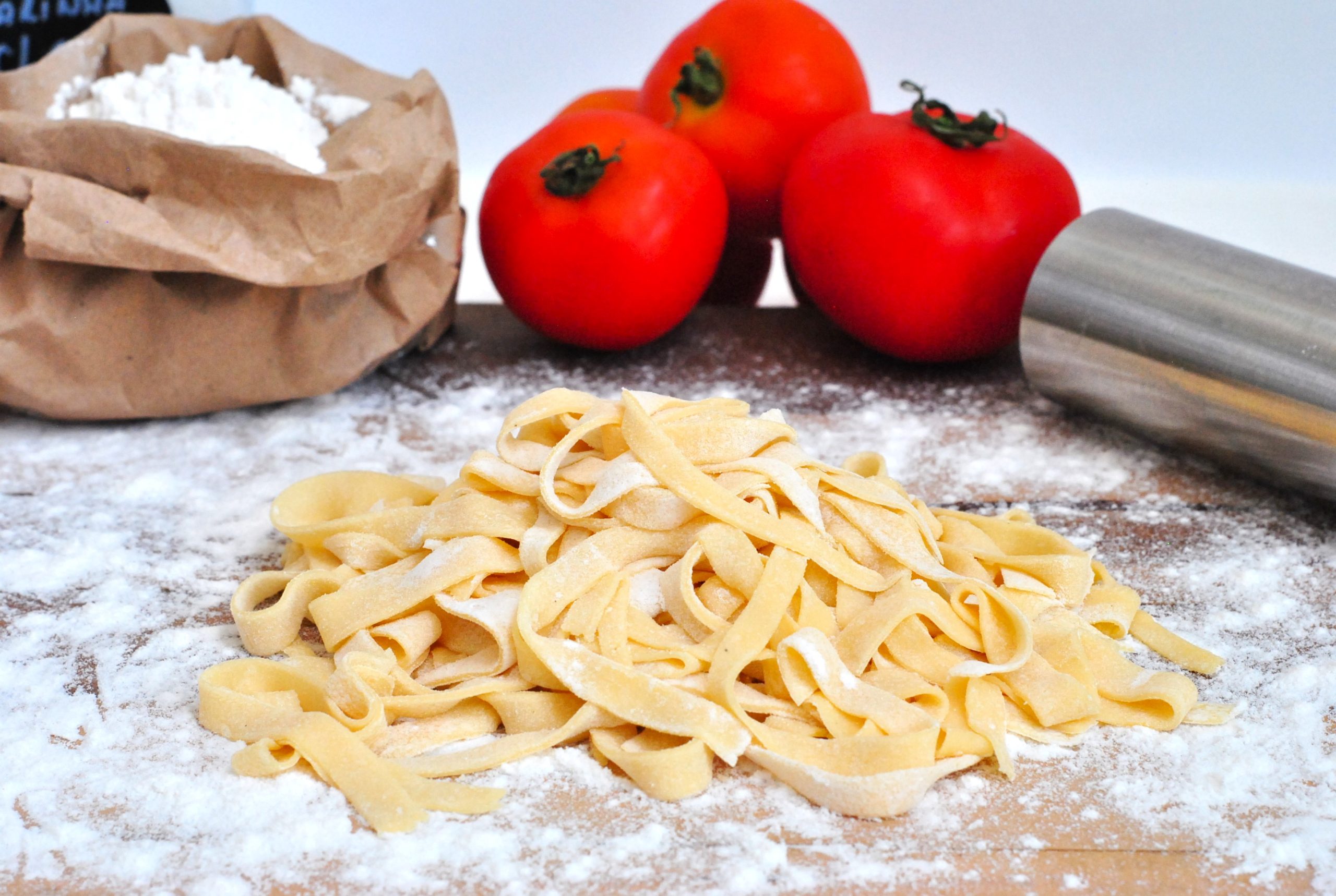 Homemade gluten-free and lactose-free pasta (no mix needed)